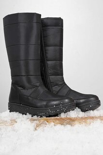 Женские зимние ботинки с круглым носком на молнии 46580 GÖNDERİ(R)