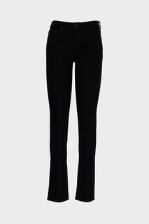 Черные узкие прямые джинсовые брюки с высокой талией и молнией Sydney C 4529-066 CROSS JEANS