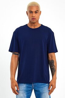 Мужская футболка оверсайз с круглым вырезом SPR21Y30 Süperlife, темно-синий