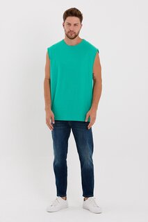 Мужская футболка оверсайз с круглым вырезом SPR21Y03 Süperlife, светло-зеленый