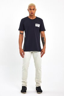 Мужская футболка обычного кроя с круглым вырезом с принтом Токио SPR23ts303 Süperlife, антрацит