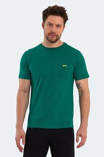 Мужская футболка с коротким рукавом POLL зеленая SLAZENGER
