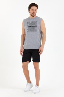 Мужская футболка стандартного кроя с круглым вырезом с принтом New York SPR22TS123 Süperlife, светло-серый
