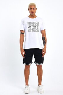 Мужская футболка стандартного кроя с круглым вырезом с принтом SPR23ts305 Süperlife, белый