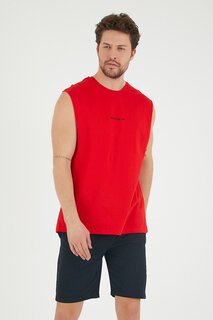 Мужская футболка стандартного кроя с круглым вырезом с принтом Brooklyn SPR22TS122 Süperlife, красный