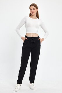Женские спортивные штаны удобного кроя Softech Polar Sweat SPR24EA97 Süperlife, черный
