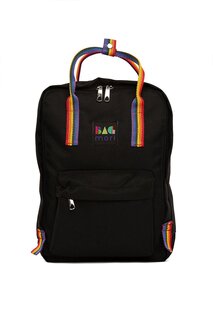 Яркий регулируемый рюкзак с квадратным ремнем Bagmori, черный