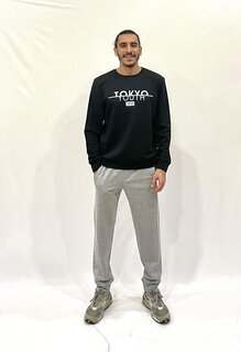 Мужские 3-ниточные толстые спортивные штаны с принтом Сан-Франциско SPR24EA73 Süperlife, светло-серый