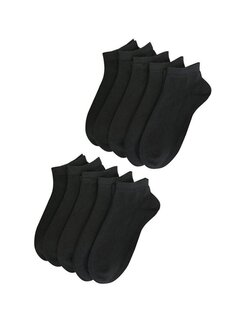 Мужские бесшовные короткие носки из бамбука, черные, 10 шт. ÇORAP ÇEKMECESİ