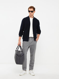 Мужские брюки стандартного кроя с завязкой на талии SOUTHBLUE, темно-серый меланж
