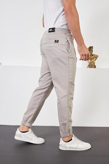 Мужские брюки-джоггеры из хлопка с эластичной резинкой на талии и штанинах Z Giyim