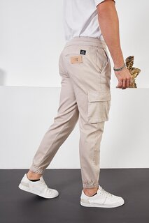 Мужские брюки-карго Dobby Jogger с эластичной резинкой на талии и штанинах Z Giyim