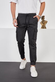 Мужские брюки-карго с эластичными карманами на талии и штанинах, добби-джоггеры Z Giyim