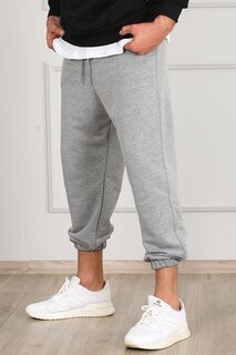 Серый мужской спортивный костюм Oversize Short Leg 4832 MADMEXT