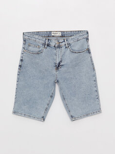 Мужские джинсовые шорты стандартного кроя LCW Jeans, открытое индиго родео