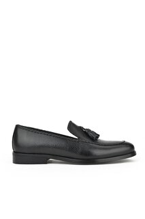 Мужские классические туфли из натуральной кожи 1331027Z057 Черный Ziya Ayakkabı