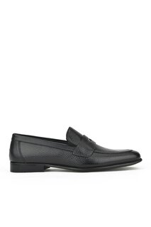 Мужские классические туфли из натуральной кожи 1331027Z257 Черный Ziya Ayakkabı
