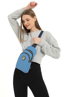 Синяя женская сумка через плечо 05Bhpc8001-M BH POLO CLUB