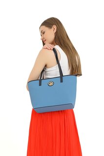 Синяя женская сумка через плечо 05Bhpc8014-M BH POLO CLUB