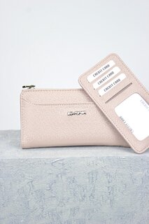 Женский кошелек Glamour с дополнительным отделением для карт Loventa, розовый