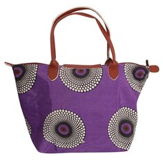 Складная сумка фиолетового цвета с рисунком Biggdesign