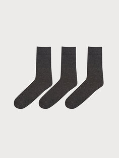 Мужские носки, 3 предмета LCW ECO, антрацит меланж