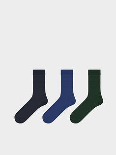 Мужские носки, 3 предмета LCW ECO, сизый