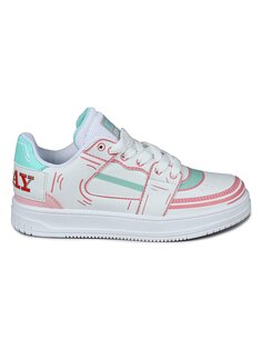 Спортивная обувь для девочек Jump, бело-розовый