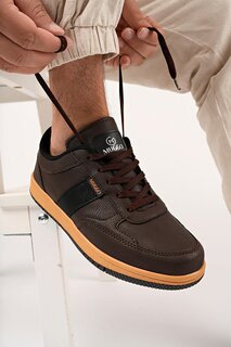 Мужские повседневные кроссовки на шнуровке Jima, спортивная обувь Muggo, коричневый