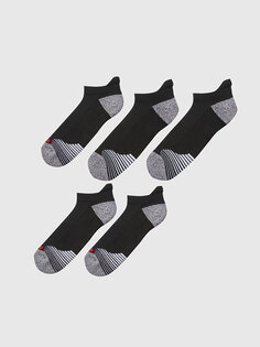 Мужские спортивные носки с рисунком, 5 предметов LCW ACCESSORIES