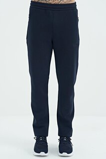 Мужские спортивные брюки Carlo темно-синие с карманами на молнии AIR JONES