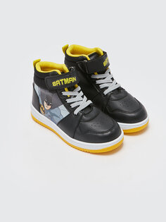 Спортивная обувь для мальчиков на шнуровке с принтом Бэтмена LCW STEPS