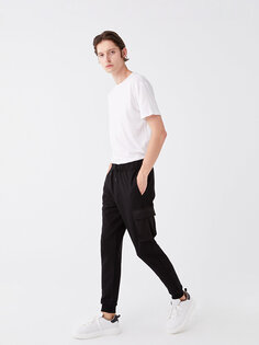 Мужские спортивные штаны Slim Fit для джоггеров LCW Casual, новый черный