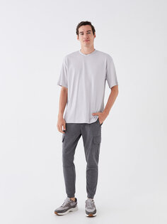 Мужские спортивные штаны Slim Fit для джоггеров LCW Casual, светло-серый