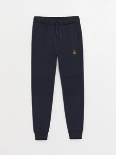 Спортивные брюки-джоггеры для мальчиков с эластичной резинкой на талии LCW ECO, темно-синий