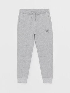 Спортивные брюки-джоггеры для мальчиков с эластичной резинкой на талии LCW ECO, серый меланж