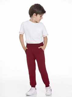 Спортивные штаны Elastic Waist Boy Jogger 50707-1 MYHANNE, бургундия