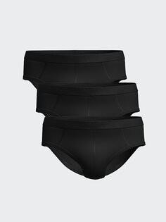 Мужские трусы-комбинации из гибкой ткани стандартной формы, 3 шт. LCW DREAM, новый черный