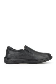Мужские туфли из натуральной кожи 13110 CL01 Черный Ziya Ayakkabı