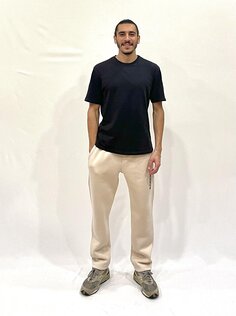 Мужские толстые спортивные штаны с флисовой подкладкой, 3 нити с принтом Brooklyn SPR24EA70 Süperlife, бежевый