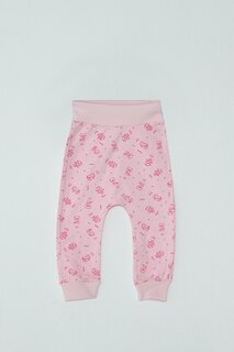 Спортивные штаны для маленьких девочек с животным рисунком JackandRoy, розовый