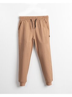 Спортивные штаны для мальчиков с эластичным поясом Mışıl Kids, коричневый