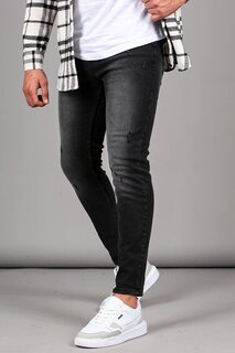 Мужские черные джинсы прямого кроя свободного покроя 6330 MADMEXT