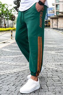 Зеленый мужской спортивный костюм Oversize Short Leg 4833 MADMEXT