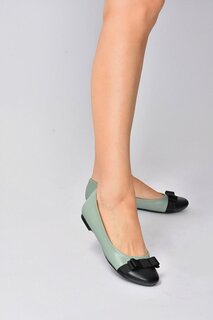 Зеленые/черные женские балетки D726019509 Fox Shoes