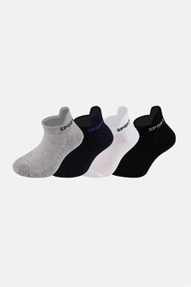 Набор из 4 красочных спортивных носков для мальчиков Cozzy Socks