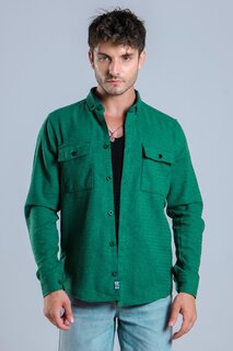 Зимняя рубашка с клапаном на два кармана MAR 4221 Stilkombin, зеленый