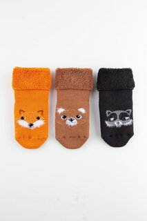 Нескользящие детские носки-полотенца с милыми животными Bross