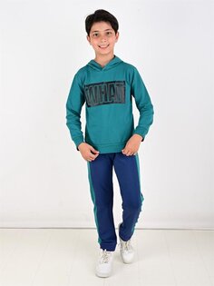 Толстовка и спортивные штаны с длинными рукавами с принтом для мальчиков Vitmo Vitamin