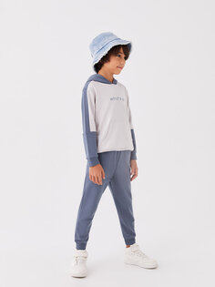 Толстовка и спортивные штаны с капюшоном и длинными рукавами для мальчика Yami Mia, антрацит